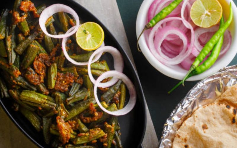 How to make fried Okra in a North Indian taste