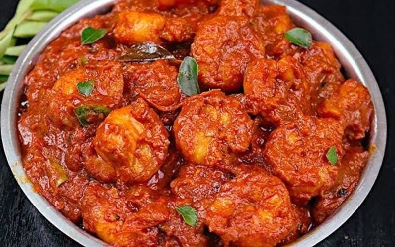 How to make veg prawn thokku