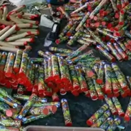 Illegal Firecracker Stockpile