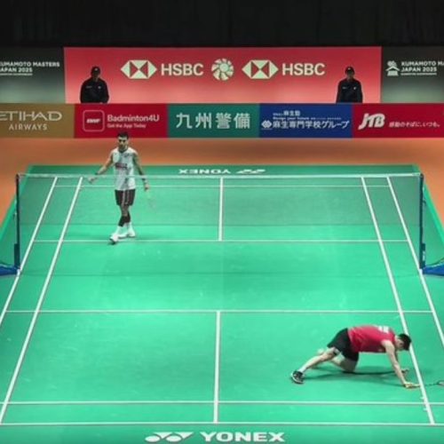 ஜப்பான் வீரரை வீழ்த்திய லக்‌ஷ்யா சென்