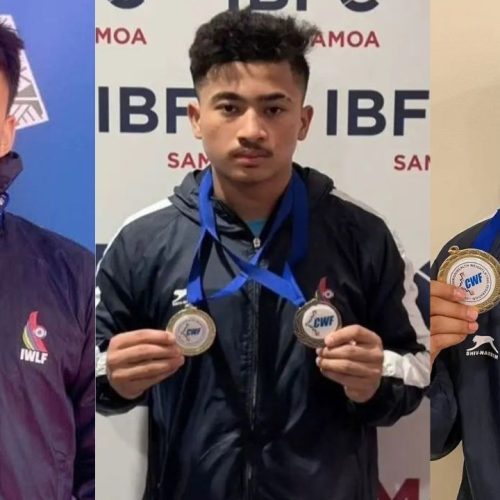 காமன்வெல்த் இளைஞர் பளுதூக்குதலில் 4 தங்கம் வென்ற இந்தியா