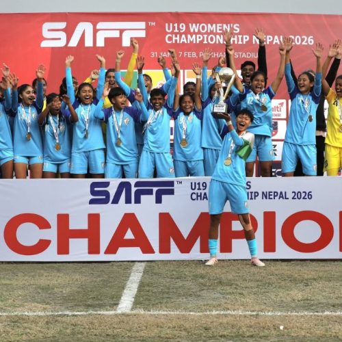 இந்திய மகளிர் கால்பந்து அணி வெற்றி