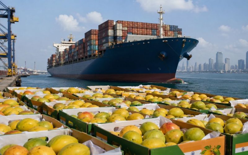 Sea Route for Indian Mangoes