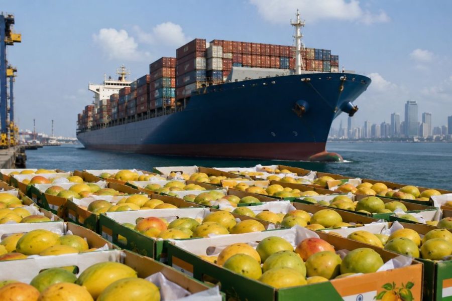 Sea Route for Indian Mangoes