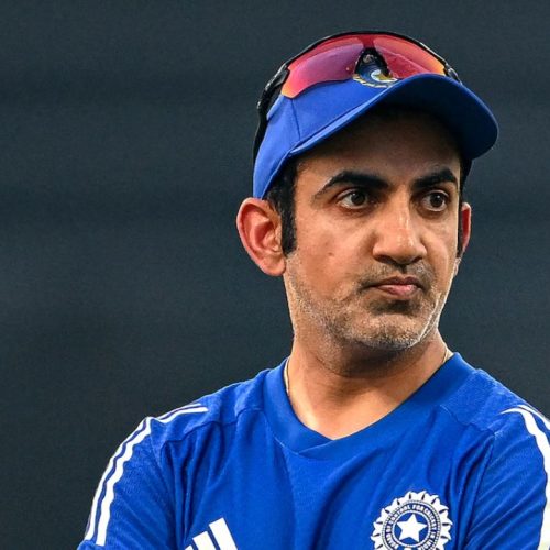 Gautam Gambhir under pressure
