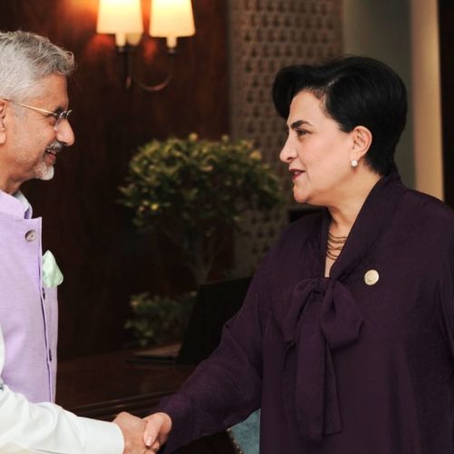 இந்திய - ஈக்வடார் வெளியுறவு அமைச்சர்கள் சந்திப்பு