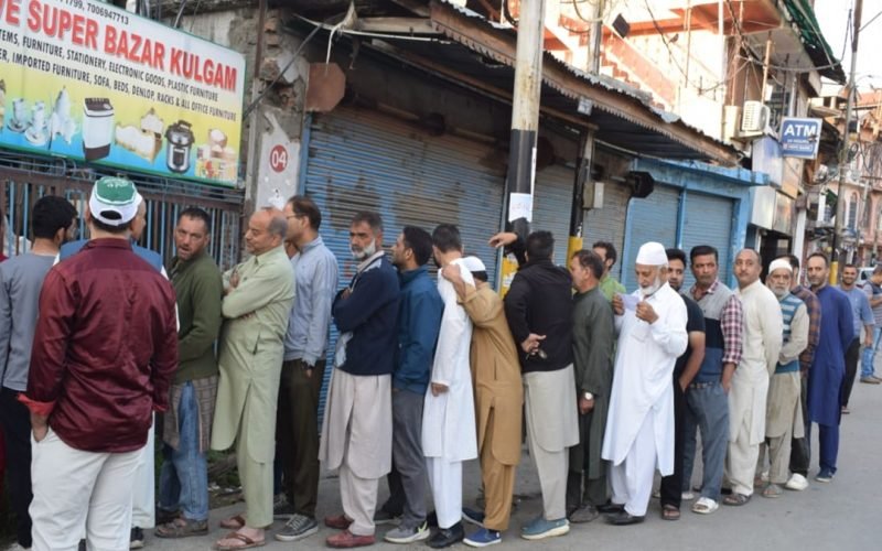 The first phase of polling in 24 constituencies in Jammu and Kashmir began today
