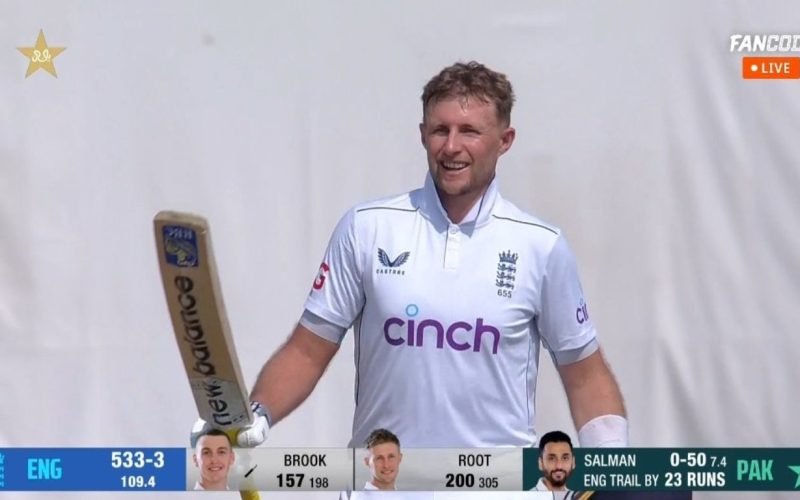 Joe Root hits double hundred in Multan Test