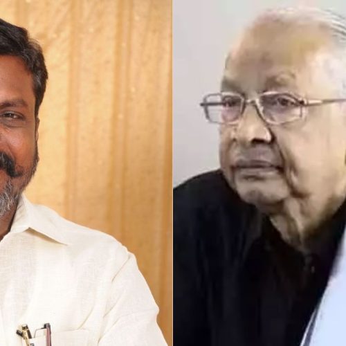 தொல். திருமாவளவன், கி. வீரமணி