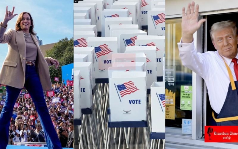 Kamala is close to Trump in the US presidential election