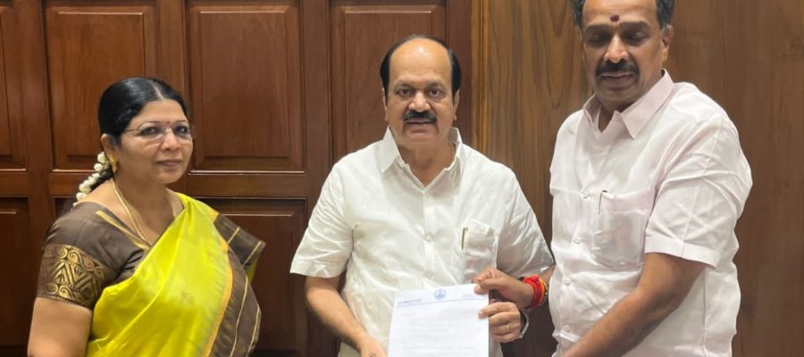 MLA M.R. Vijayabaskar Resigns from Assembly Seat