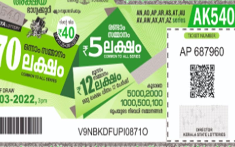 Kerala Lottery Akshaya AK-700 Result