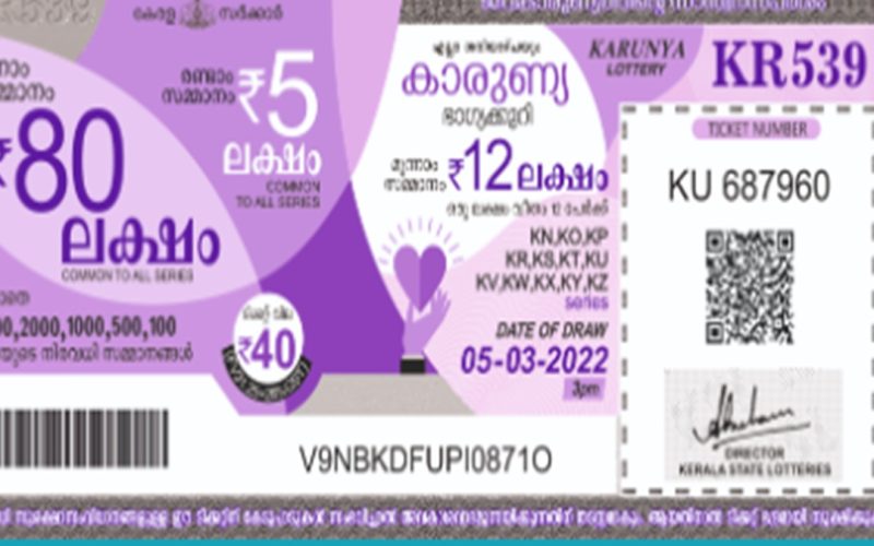 Kerala Lottery Karunya Plus KN-571