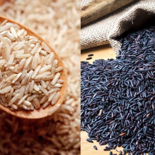 பழுப்பு அரிசி, கறுப்பு அரிசி