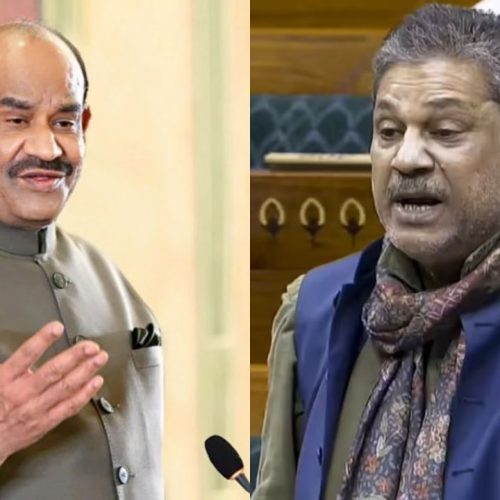 ஓம் பிர்லா, கீர்த்தி ஆசாத்