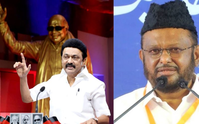 MH Jawahirullah supports MK Stalins rally in support of the Indian Army
