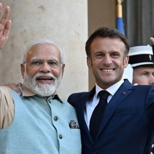 பிரதமர் நரேந்திர மோடி, இம்மானுவேல் மேக்ரோன்