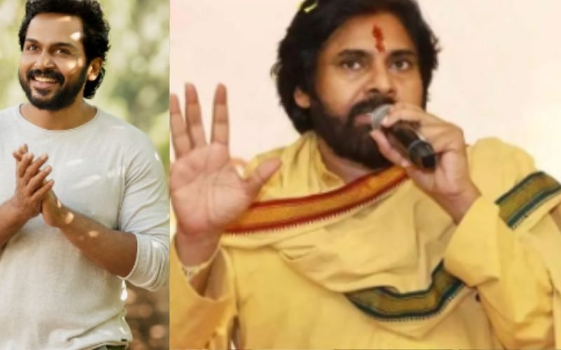 Actor Karthi apologized to Pawan Kalyan over the Tirupati Lattu issue