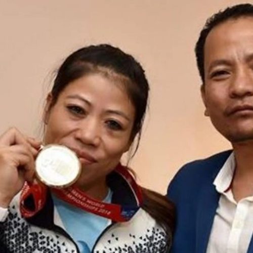 முன்னாள் கணவருடன் மேரி கோம்