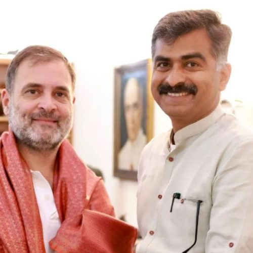 ராகுல் காந்தி உடன் துரை வைகோ
