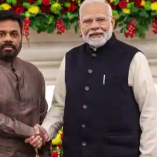 இலங்கை அதிபர் திசநாயகே - பிரதமர் மோடி