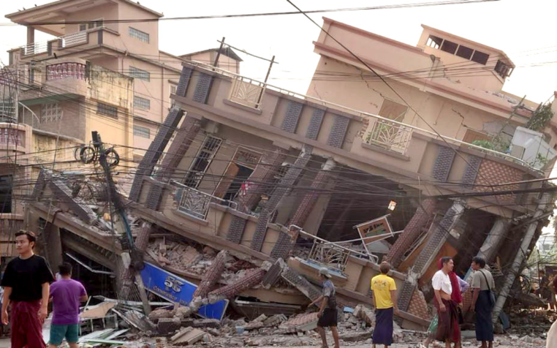 Myanmar earthquake death
