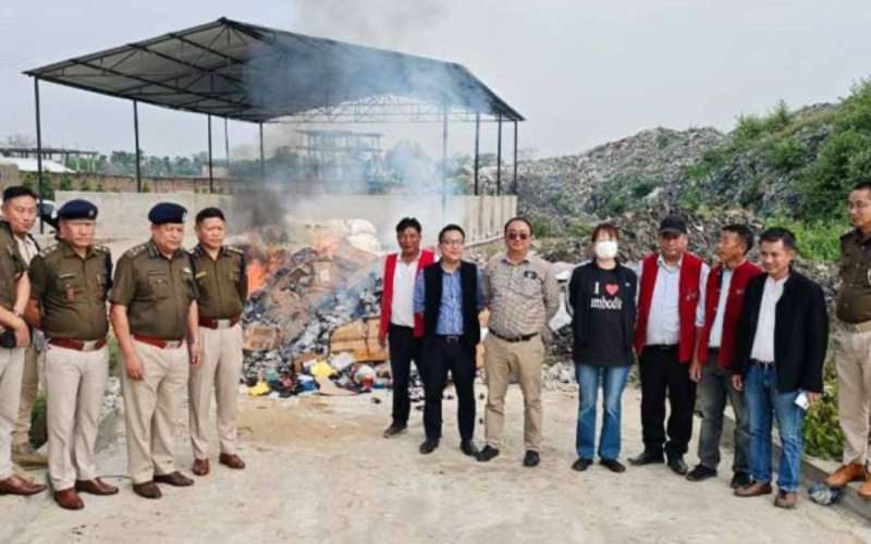 drugs worth over rs 34 crore destroyed in dimapur