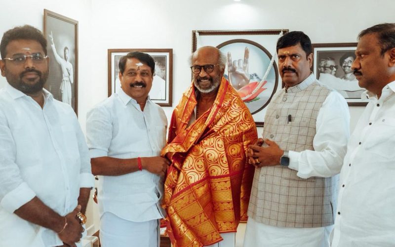 நடிகர் ரஜினிகாந்தை சந்தித்த நயினார் நாகேந்திரன்