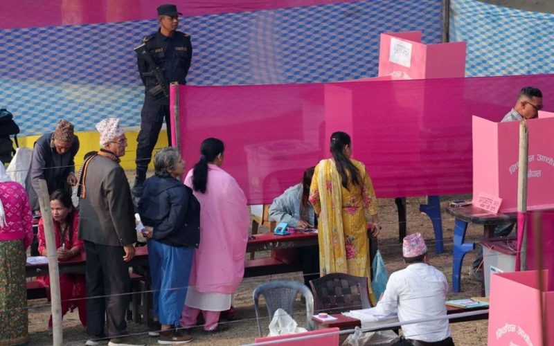 Voting in Nepal