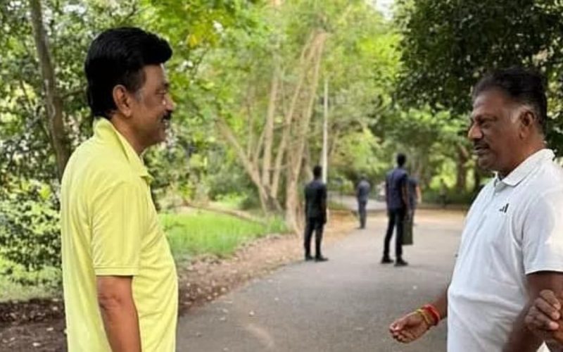O Panneerselvam meets Chief Minister MK Stalin