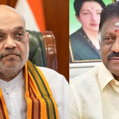 அமித் ஷா, ஓ. பன்னீர்செல்வம்