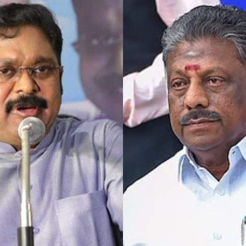 டி.டி.வி தினகரன், ஓ.பி.எஸ்.
