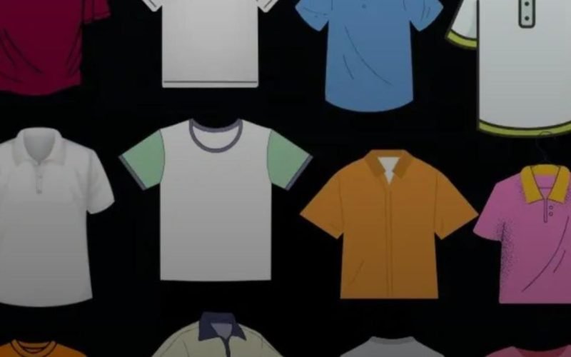Optical Illusion Find a girls dress among the mens dresses