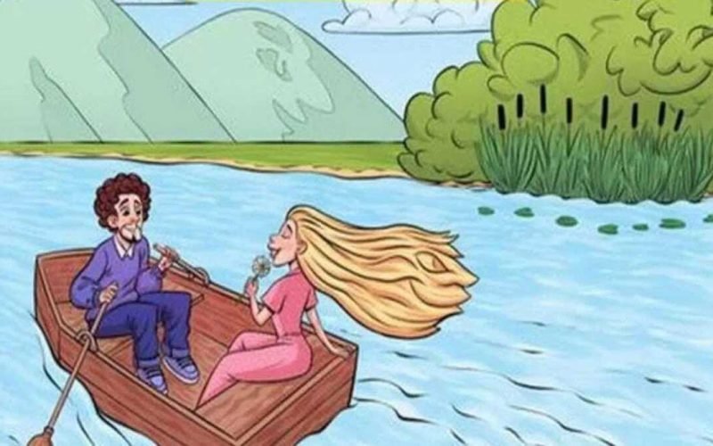 Optical Illusion Find the three faces hidden in the picture