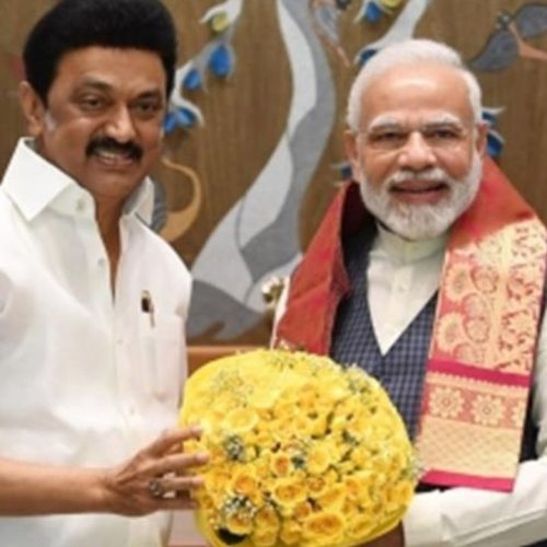 பிரதமர் மோடியுடன் முதலமைச்சர் முக ஸடாலின்