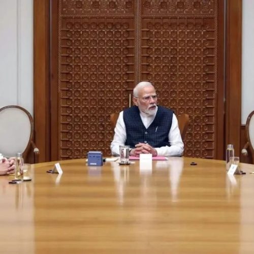 File photo பிரதமர் நரேந்திர மோடி தலைமையில், டெல்லியில் தலைமைச் செயலாளர்கள் மாநாடு (File Photo)