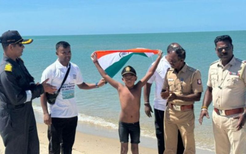 Youngest Ishank Singh to Cross Palk Strait
