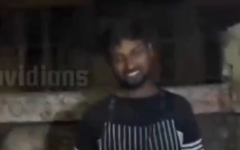 PhD scholar selling street food