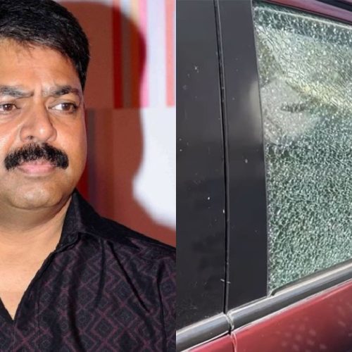 ஜேம்ஸ் வசந்தன் கார் கண்ணாடி உடைப்பு
