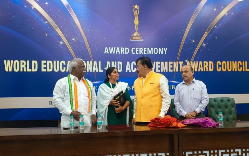 Deepika Duraisamy awarded honorary doctorate