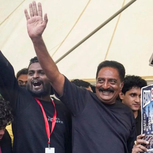 Prakash Raj at CJP rally