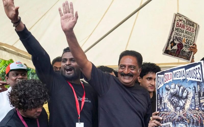 Prakash Raj at CJP rally