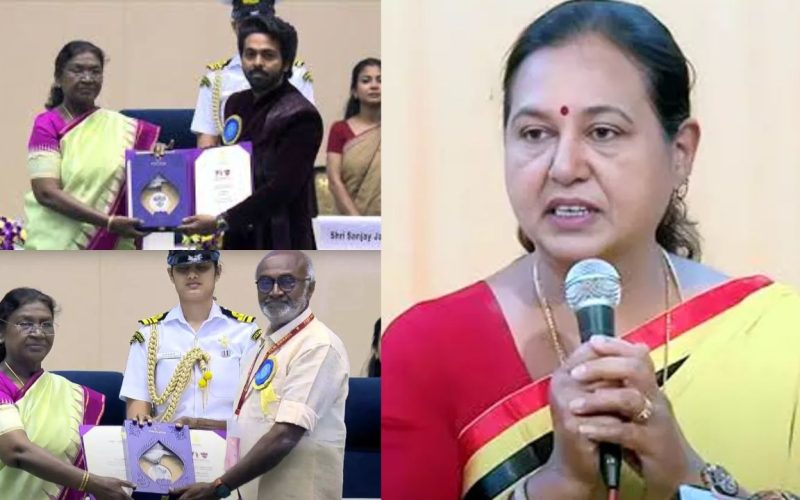 Premalatha congratulates GV Prakash and MS Bhaskar