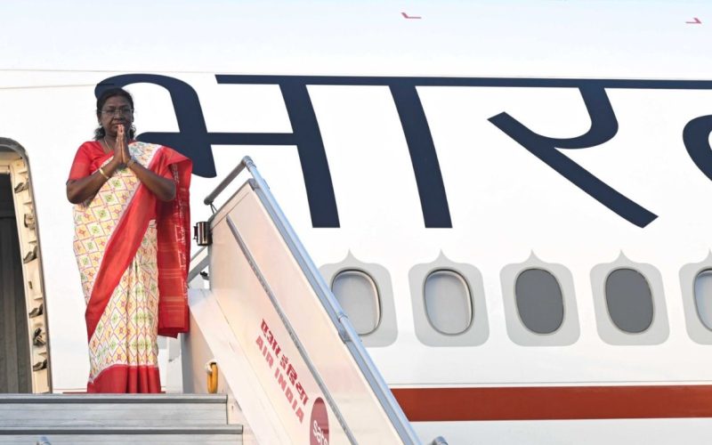 President Draupadi Murmu leaves for Vatican