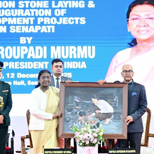 மணிப்பூரில் குடியரசுத் தலைவர் திரௌபதி முர்மு