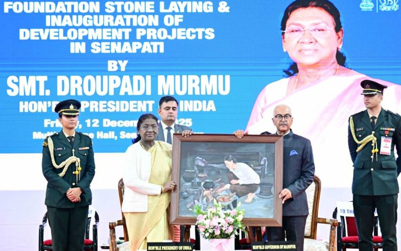 President Droupadi Murmu Manipur visit 2025