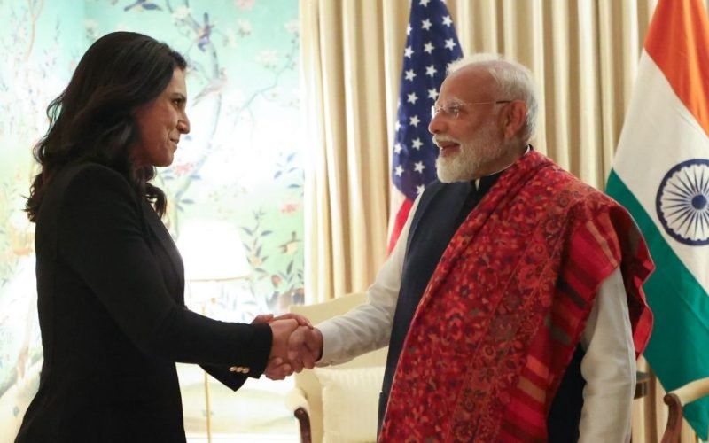 Prime Minister Modi meets Tulsi