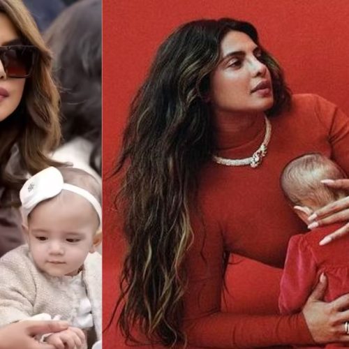 மகளுடன் நடிகை பிரியங்கா சோப்ரா
