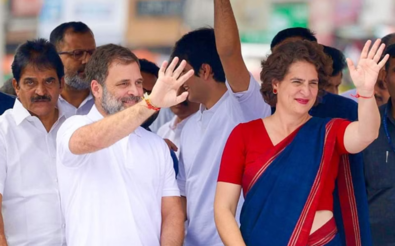 priyanka gandhi leads by over 4 lakh margin in wayanad debut