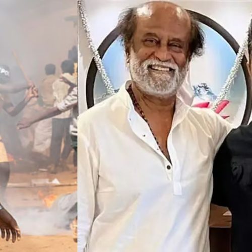 பராசக்தி படத்தில் சிவகார்த்திகேயன், ரஜினி- கமல்
